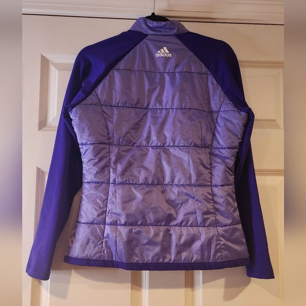 Adidas ClimaProof Heritage Club purple active jacket S - Picture 4 of 4